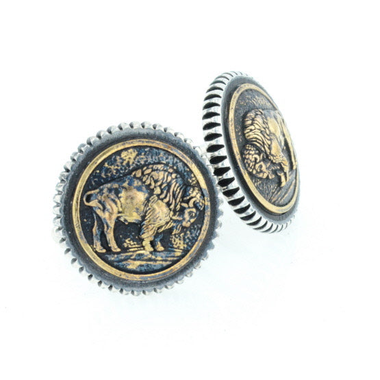 Buffalo Concho Cufflinks