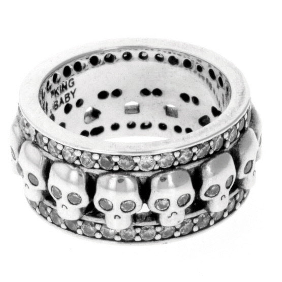 king baby womens skull ring