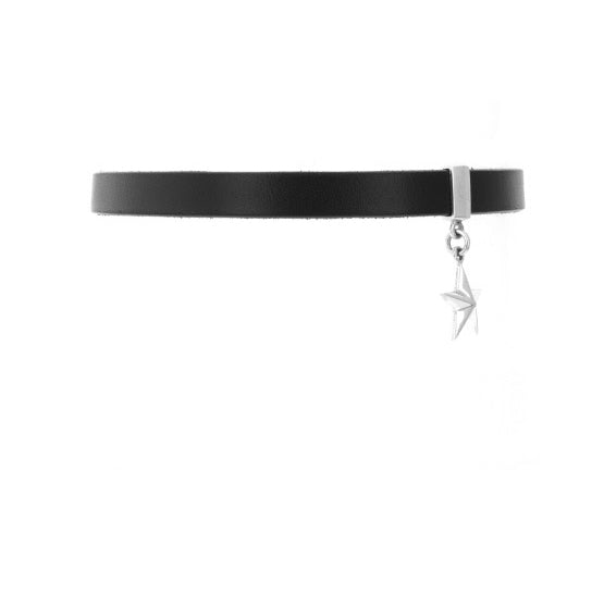 Leather Choker with a Star