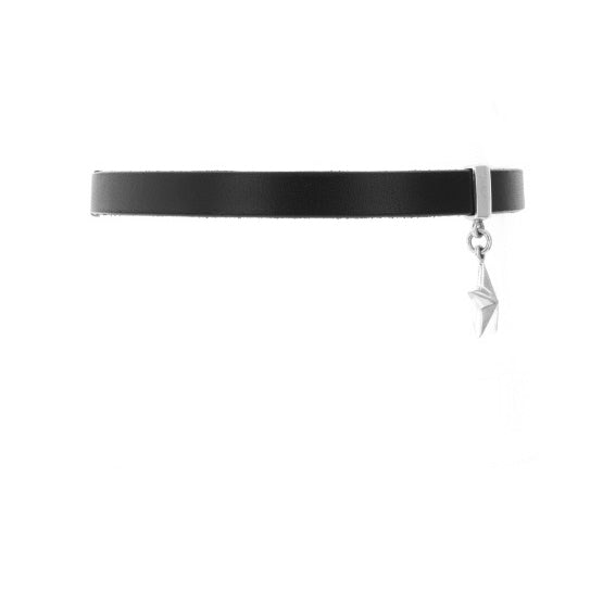 Leather Choker with a Star