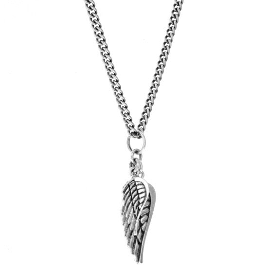 king baby double wing pendant