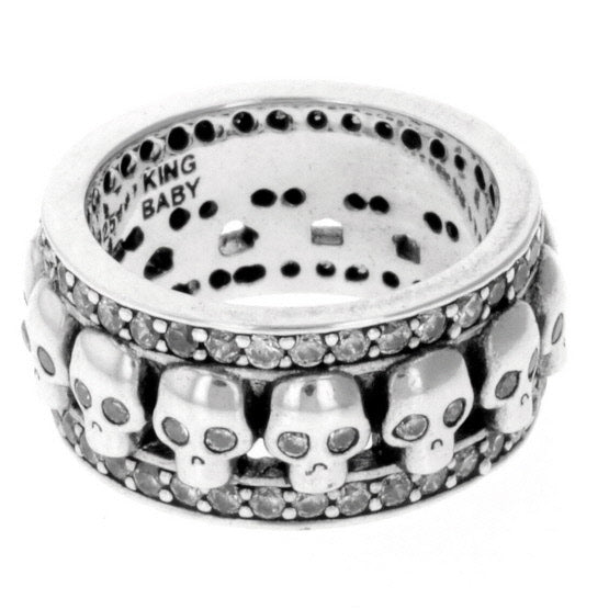 king baby womens skull ring