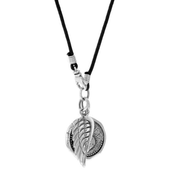 king baby men's crowned heart pendant