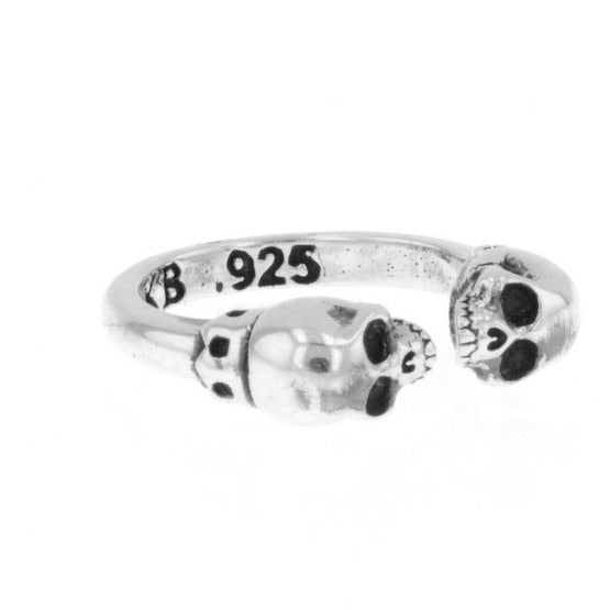 king baby skull mid ring