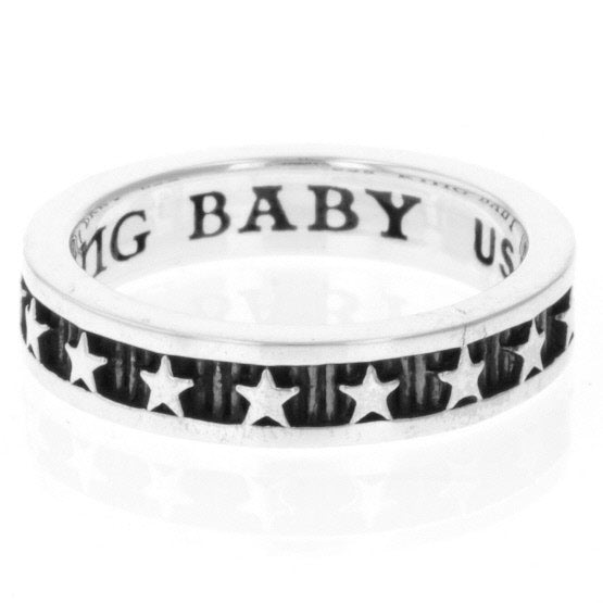 king baby mens star ring