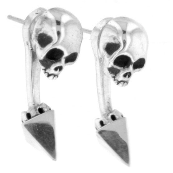 king baby skull earrings