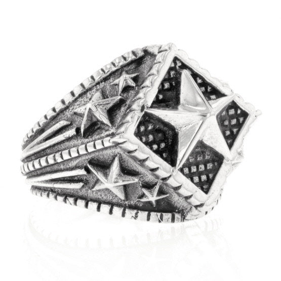 king baby mens diamond star ring