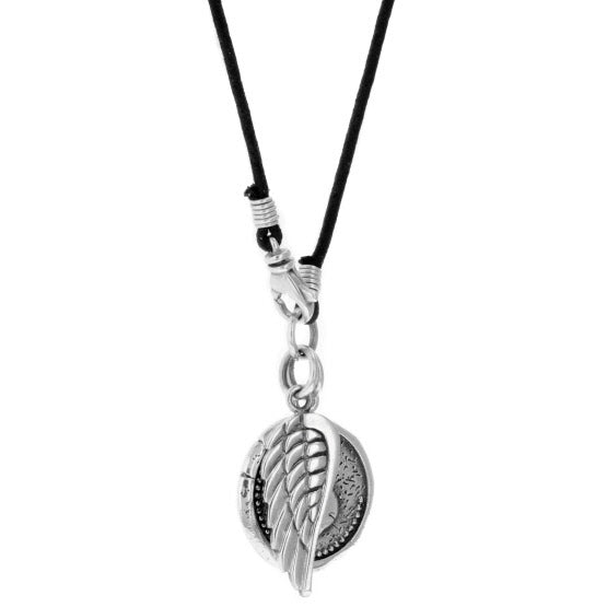 king baby men's crowned heart pendant