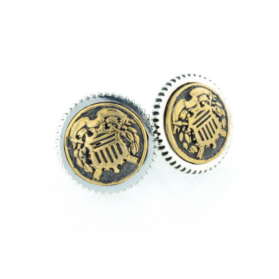 Shield Concho Cufflinks