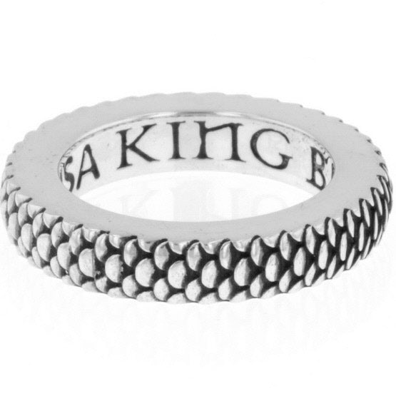 king baby dragon scale ring