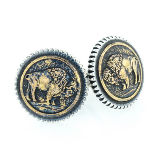 Buffalo Concho Cufflinks