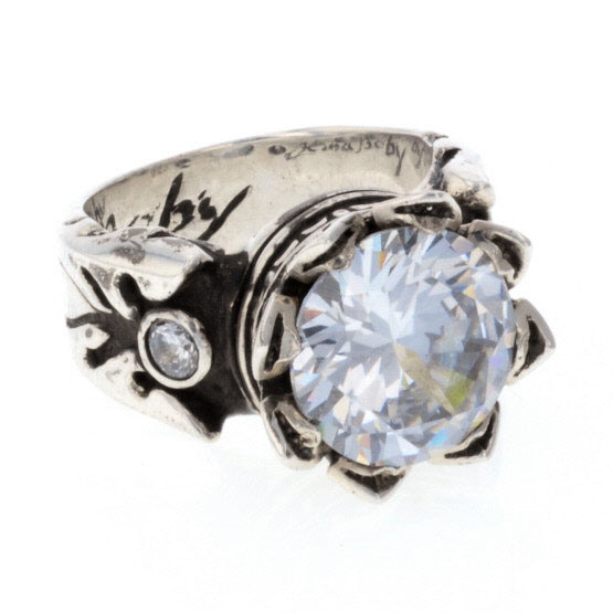 13mm Crown Ring w/ CZ