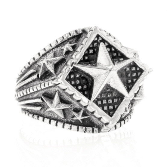 king baby mens diamond star ring