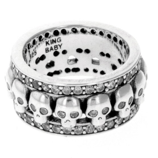 king baby womens skull ring