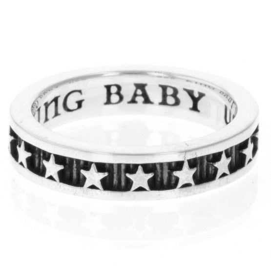 king baby mens star ring