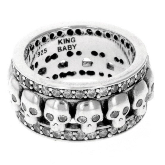 king baby womens skull ring