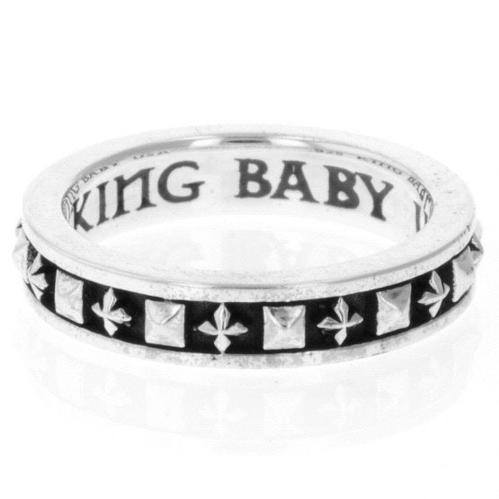 king baby men's cross ring