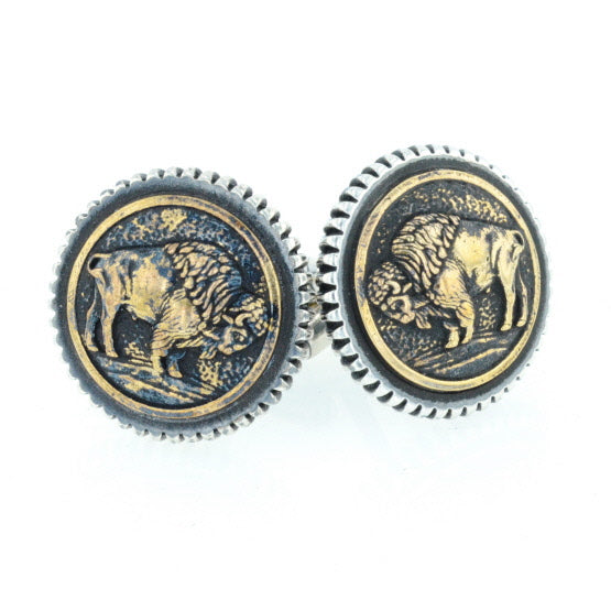 Buffalo Concho Cufflinks