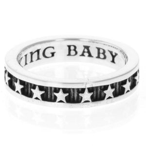king baby mens star ring