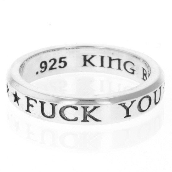 king baby fuck you ring