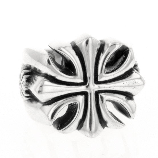 king baby men's gothic cross ring