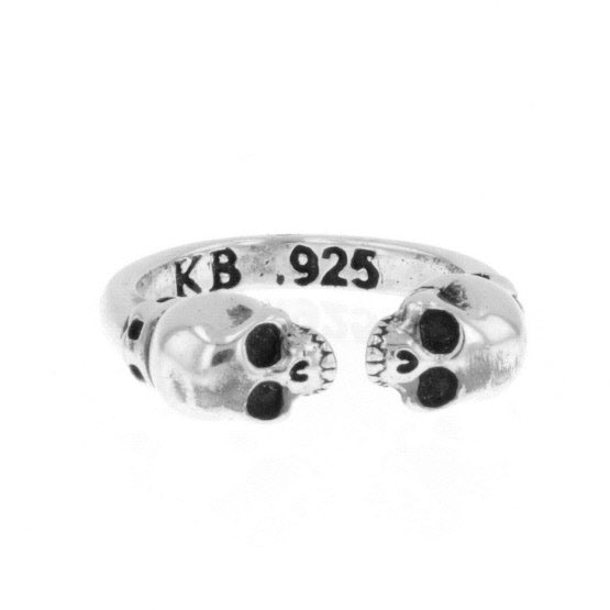 king baby skull mid ring