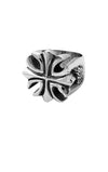 king baby men's gothic cross ring