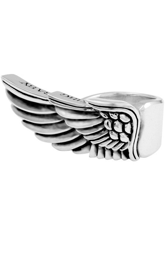 king baby mens wing ring