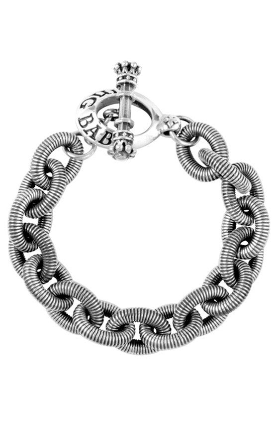 Spiral Oval Link Bracelet