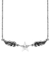 king baby wing star necklace