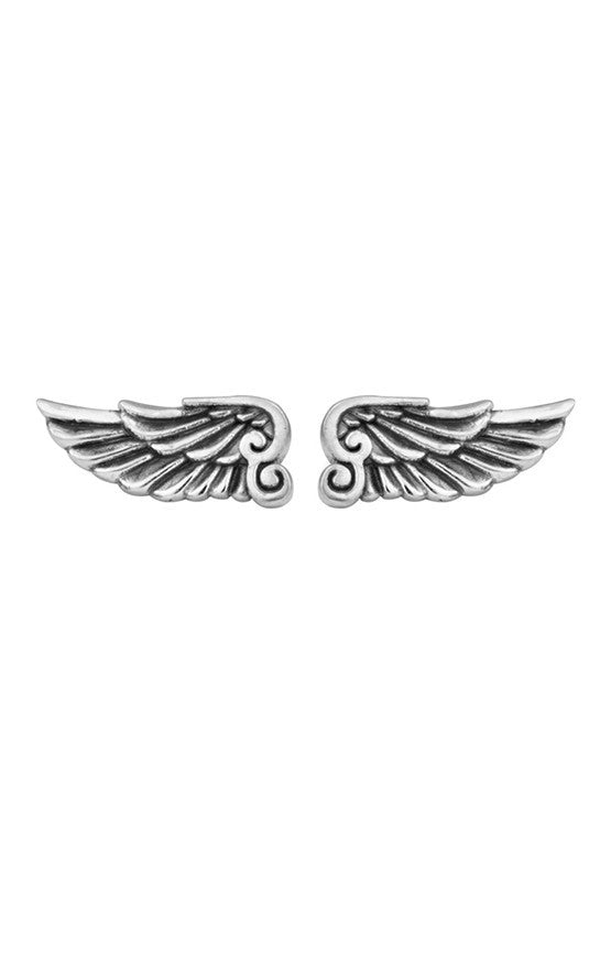 king baby wing post earrings