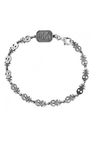 Skull & Crossbones Motif Bracelet