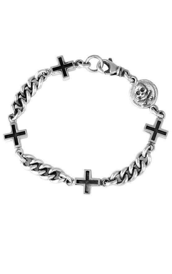 Cross Chain Bracelet For Women | Womens Skull Bracelets – King Baby